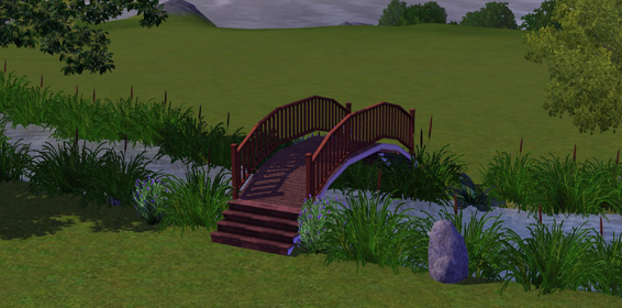 Die Sims 3: Bau einer Bogenbrücke