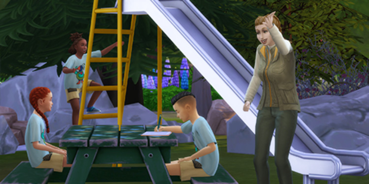 Parkbetreuungs-Karriere in Die Sims 4